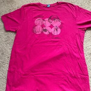 Pink Graphic Hollister Shirt